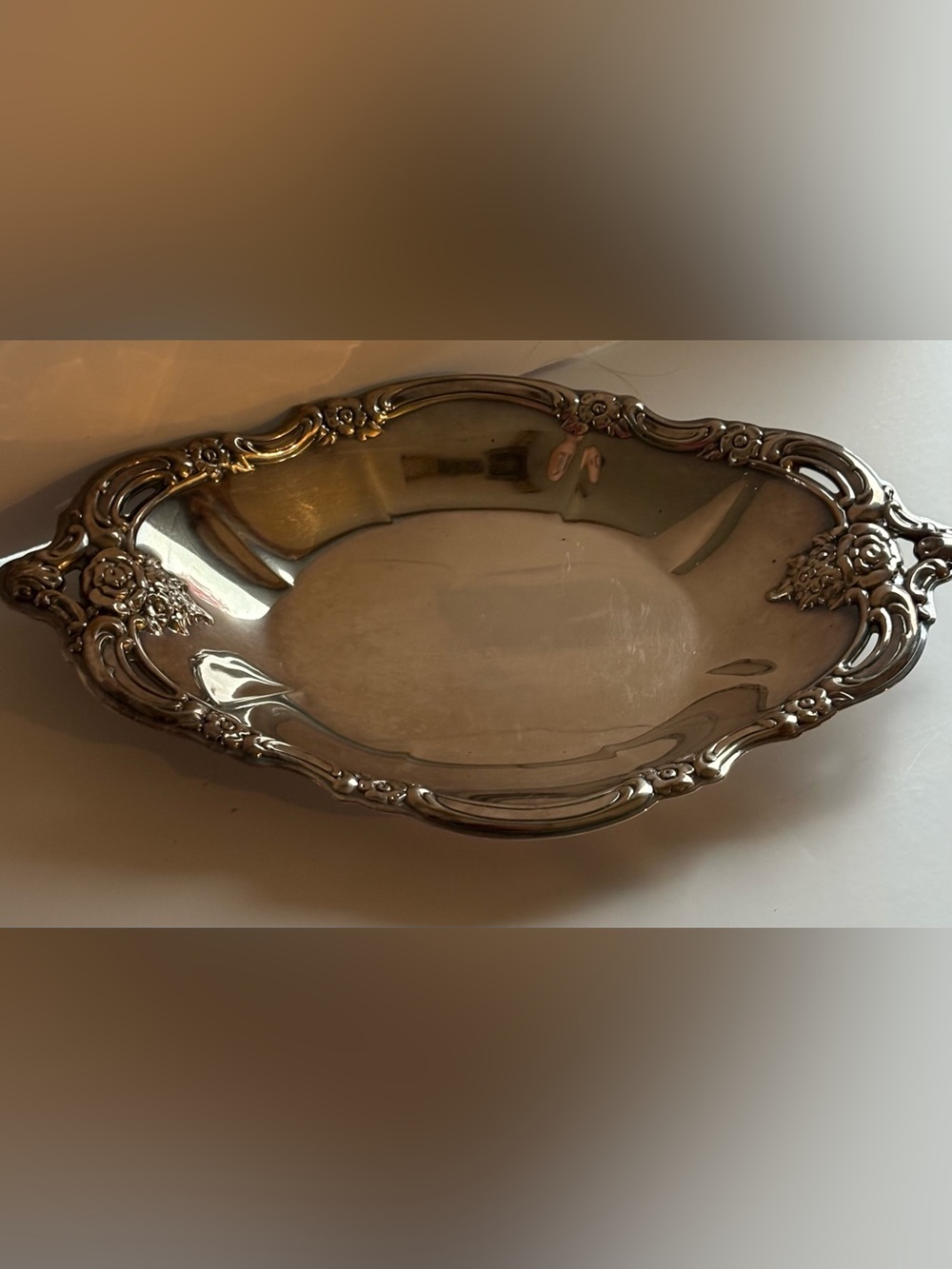 Vintage Community Plate Silver Artistry Trinket Tray